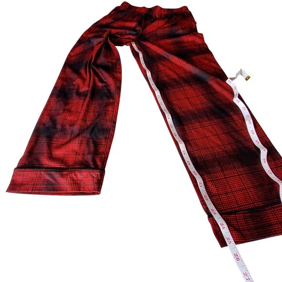 Cat & Jack Red Plaid Sleepwear Pants Size L 10/12 Recycled Polyester Youth - Picture 6 of 16